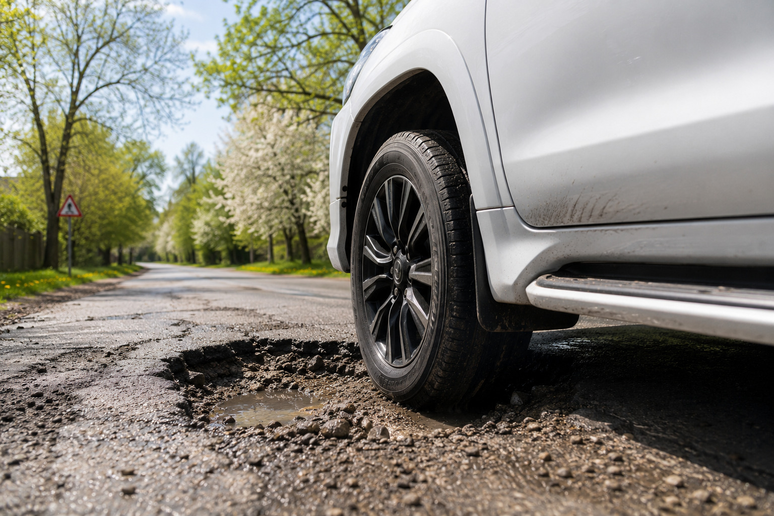 Smagāks auto – lielāki bojājumi; kāpēc tieši elektroauto un SUV bedrēs cieš visvairāk
